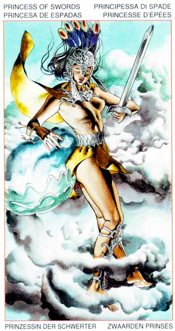 Sota de Espadas - Arcanos Menores - Golden Dawn Tarot