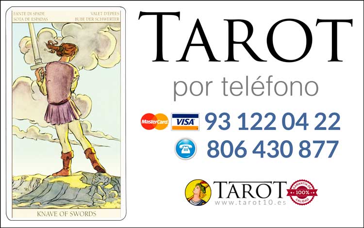 Sota de Espadas de los Arcanos Menores del Tarot - Tarot por Teléfono
