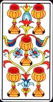 Cinco de copas en una tirada de Tarot - Tarot10