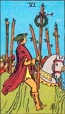 Simbología del 6 de Bastos - Tarot10