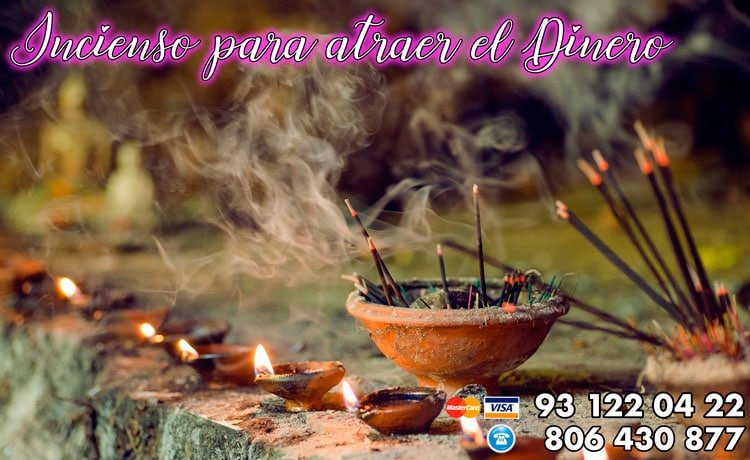 incienso para atraer el dinero